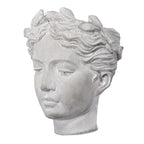 Small Visage Cement Wall Planter Wall Vase