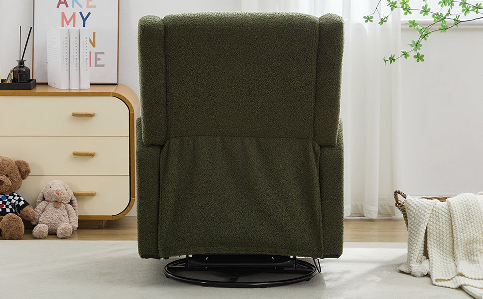 29.5'' Wide Wingback Swivel Rocker Recliner Chair