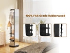 Multifunctional Full Length Mirror with Hook Storage Rack