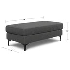 Ava Mid Century Ottoman Bench