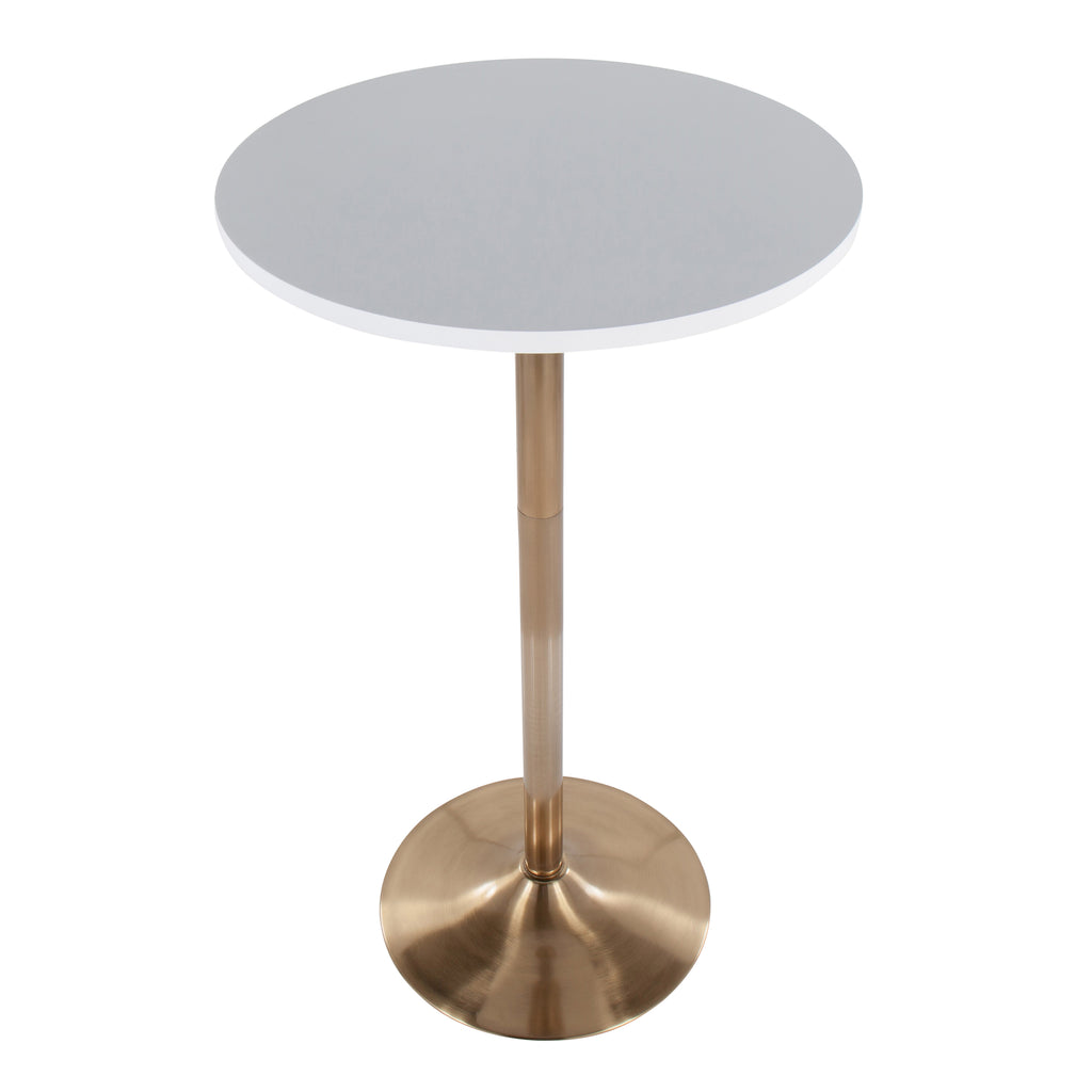 Contemporary Adjustable Dining or Bar Table
