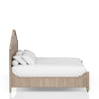 Queen Panel Bed in Unique Sand Finish