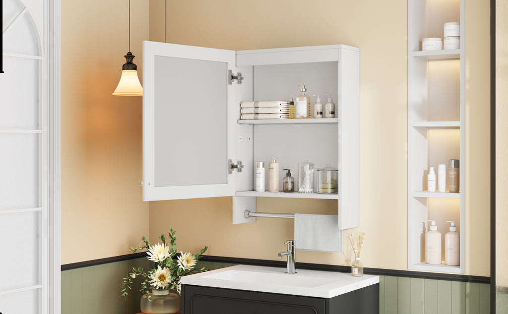 3-in-1 Bathroom Mirror Cabinet