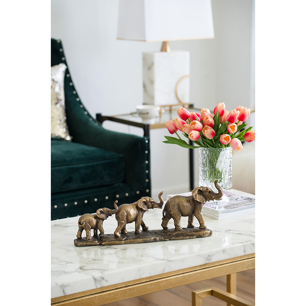 Elephant Family Statue