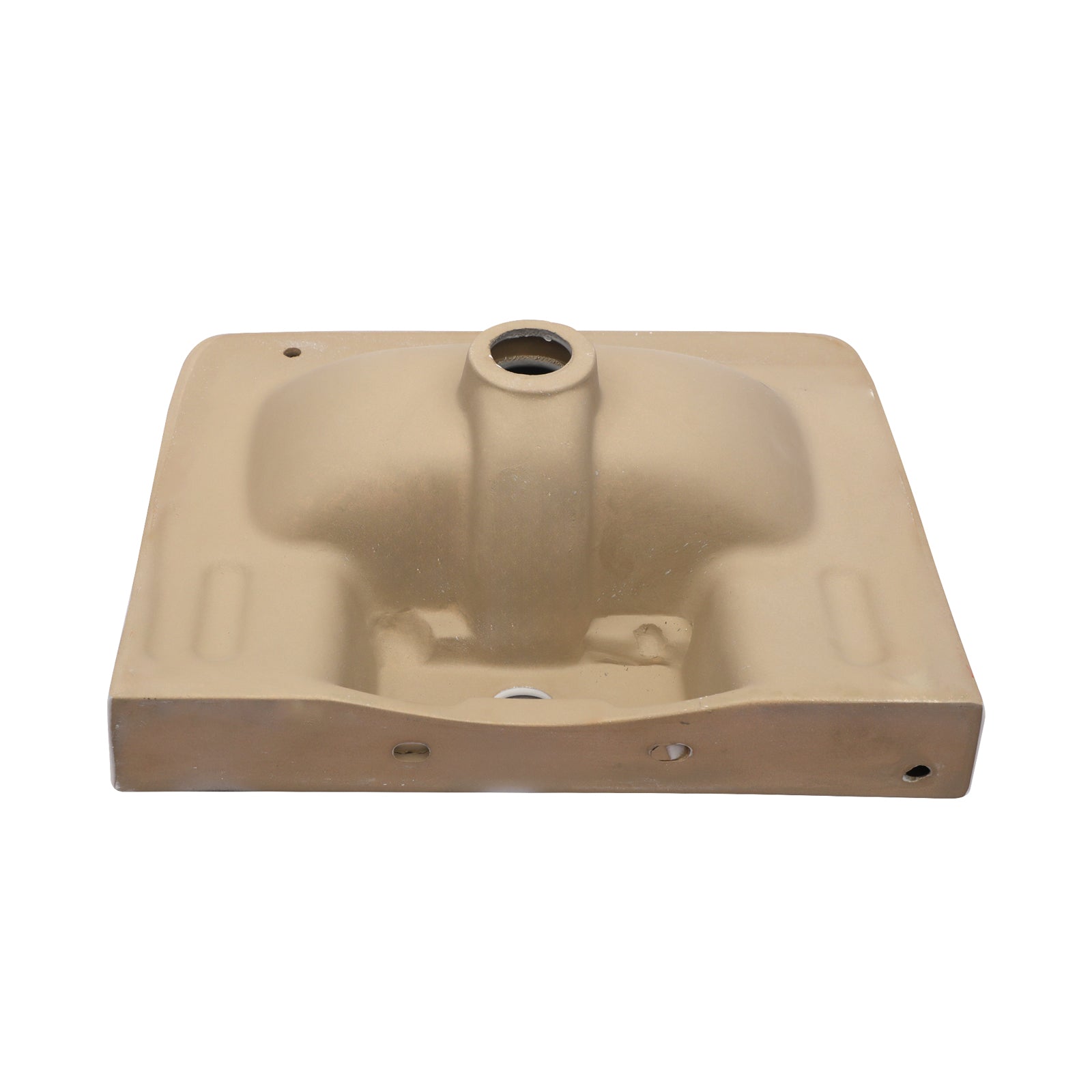 Wall-Mounted Rectangular Ceramic Bathroom Sink