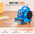 Floor Blower 1360 RPM 600 CFM Air Mover