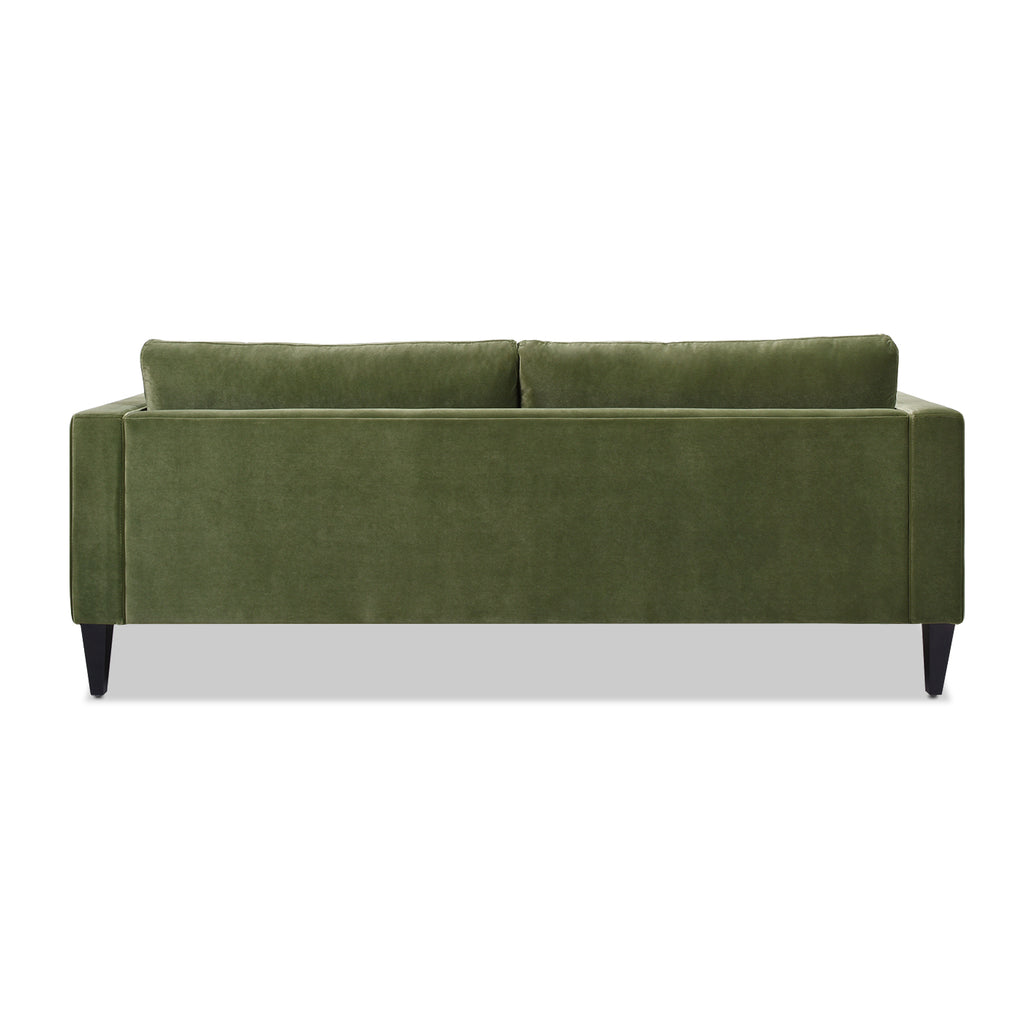 Nicholi 84" Mid-Century Modern Sofa, Olive