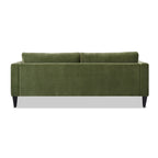 Nicholi 84" Mid-Century Modern Sofa, Olive