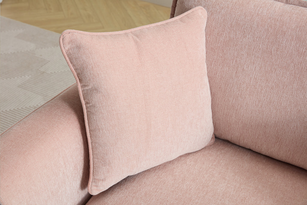 46.3" Oversized Armchair in Chenille Fabric