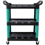 3 Tier Rolling Auto Detail Cart