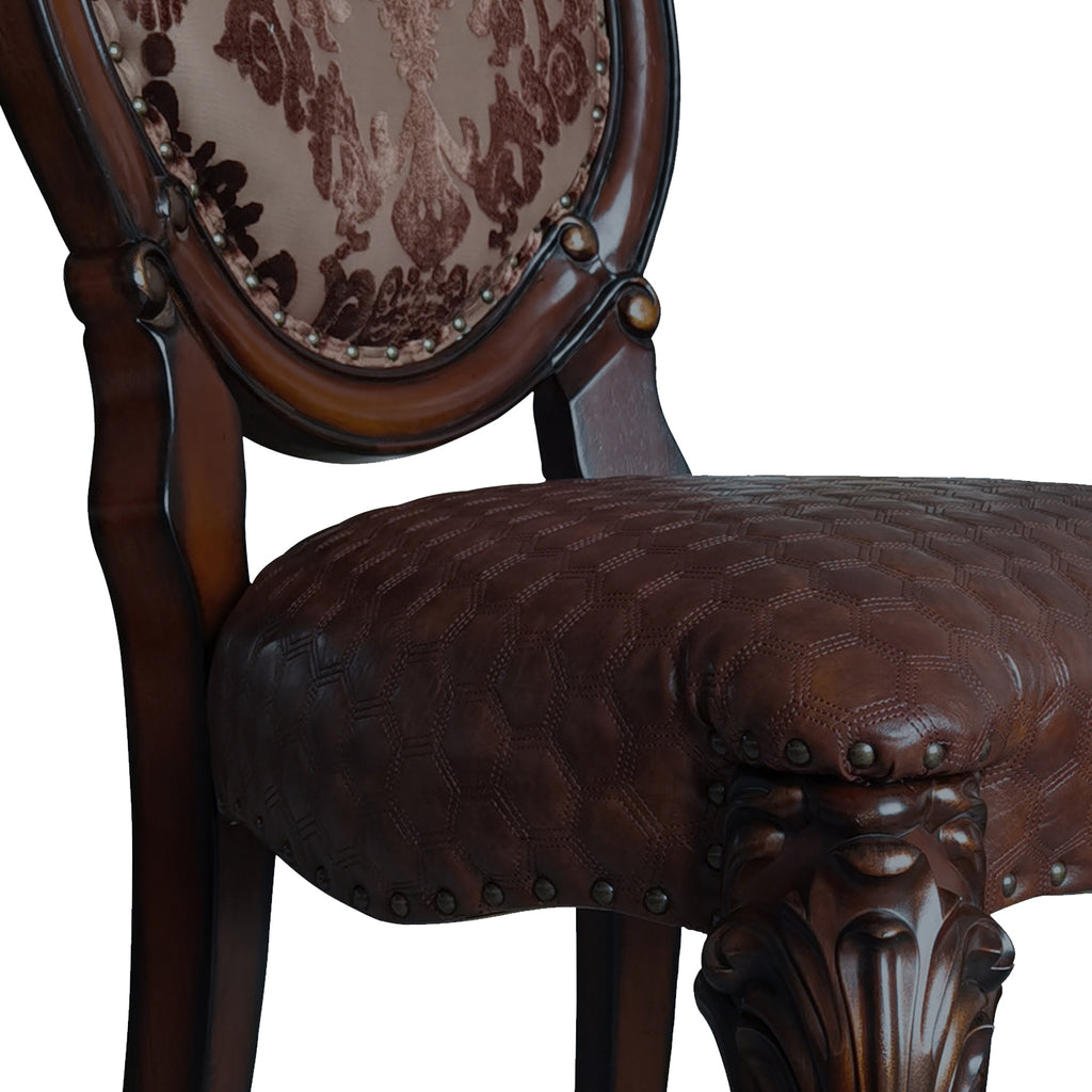 Versailles Cherry Finish Side Chair (Set of 2)