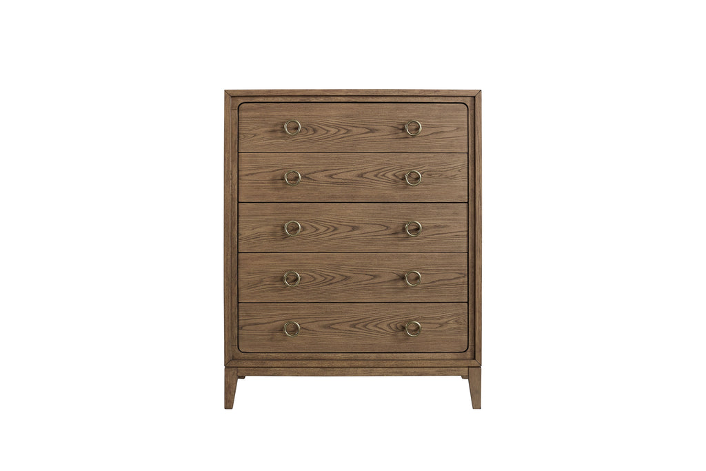 5 Drawer Dresser in Latte Finish