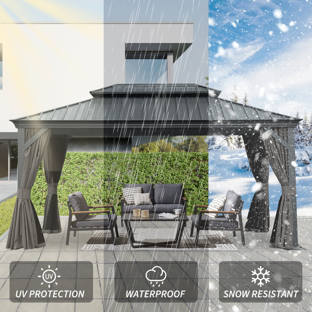 12' X 16' Hardtop Gazebo