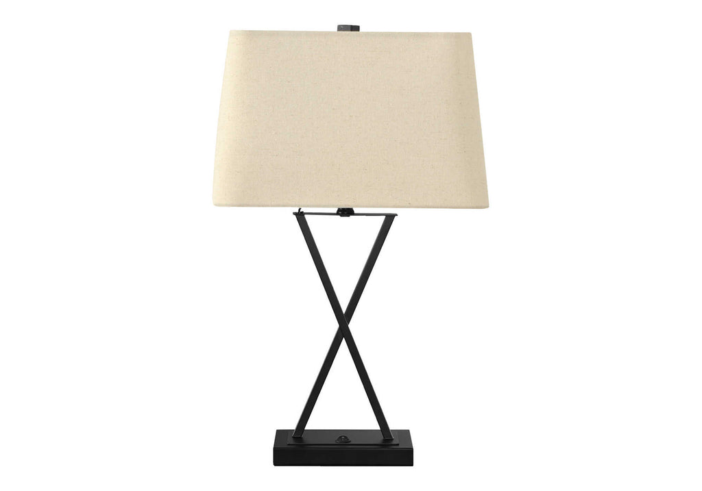 25"h Table Lamp with USB Port