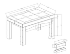 Gaming Table with Removable Top for 4-6 Players