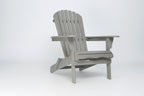 Wood Lounge Patio Chair Set of 2 - Solid Cedar Wood