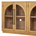 TREXM 4-Door Large Storage Sideboard Buffet Cabinet