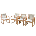 2-Piece Outdoor Dining Chairs Set