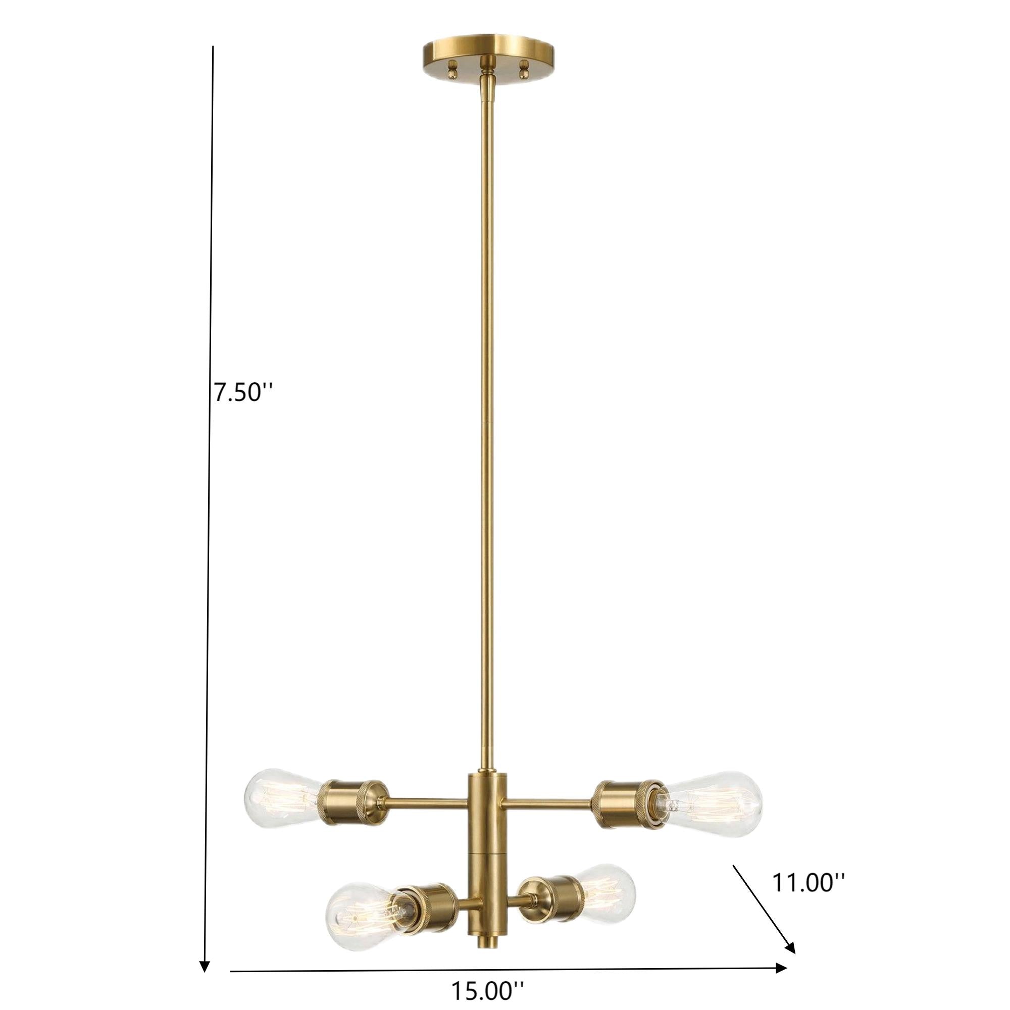 Trellis Four Lights Modern Chandelier