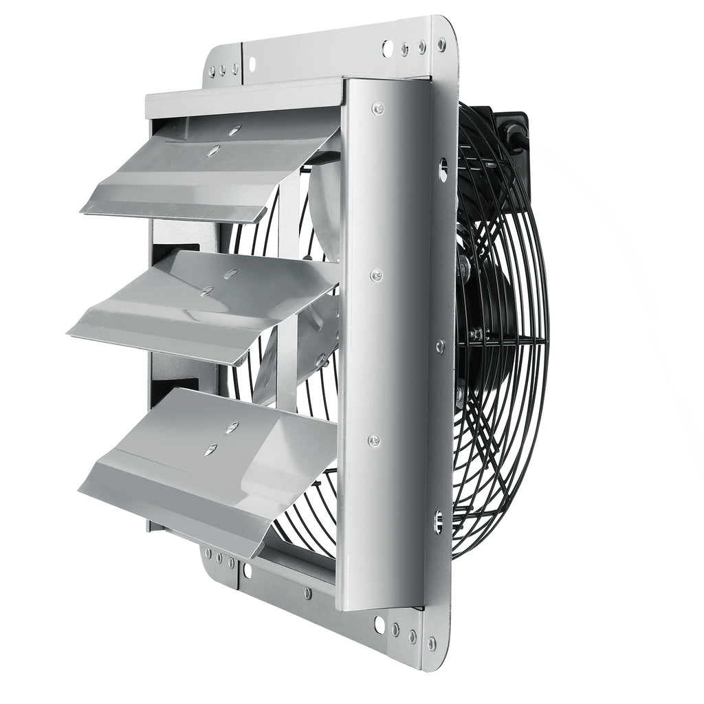 12" Shutter Exhaust Fan - High-Speed 1000 CFM