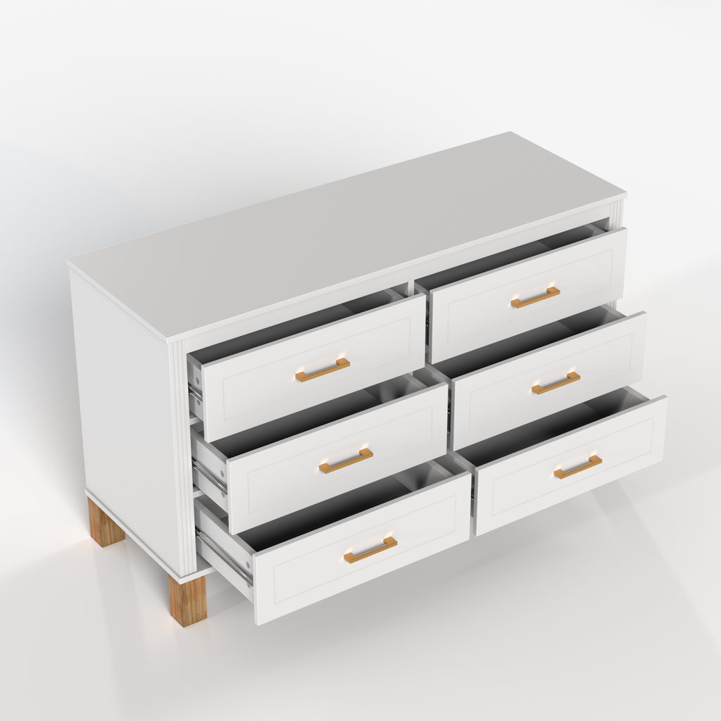 6-Drawer Double Dresser