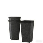 Modern Design Stackable Tapered Planters, Set of 3