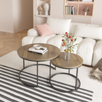 27.6" Nesting Coffee Table Set of 2