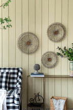 Set of 3 Jennings Metal Discs, Wall Decor