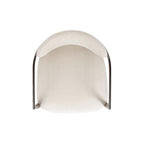 Artemis Mixed Material Upholstered Dining Arm Chair