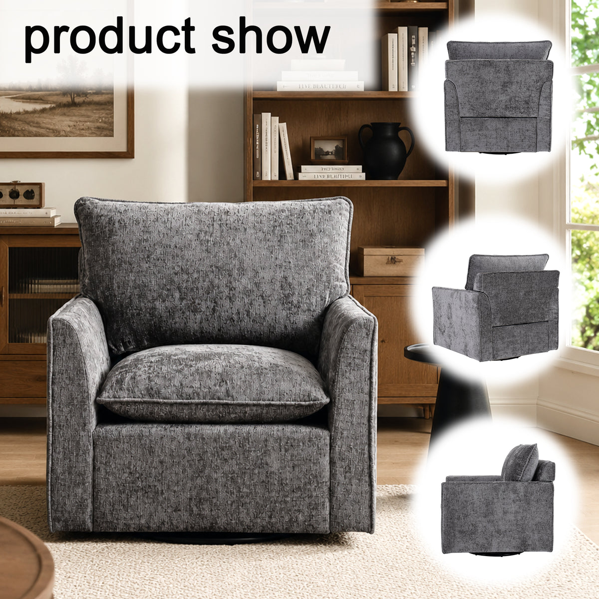 360° Swivel Accent Chair