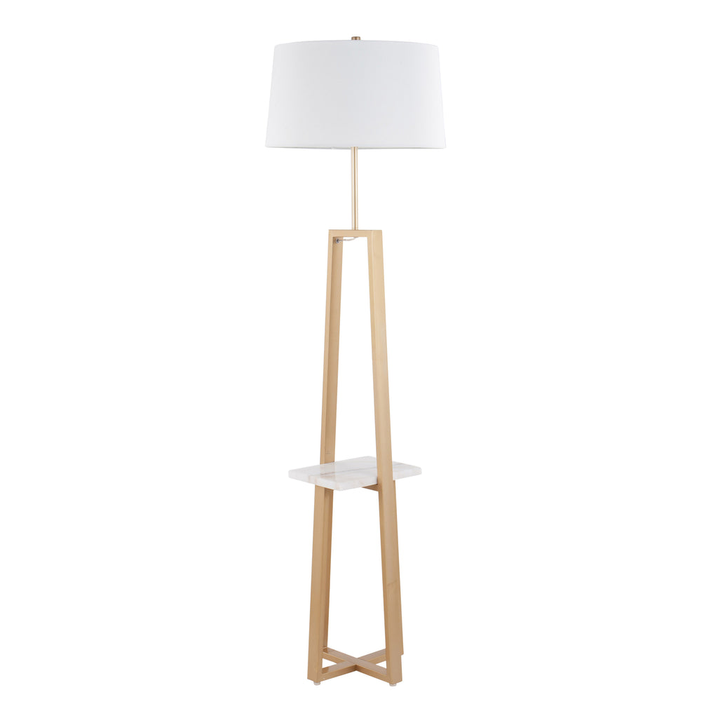 Shelf Contemporary Floor Lamp