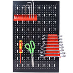 4ft Metal Pegboard Wall Organizer