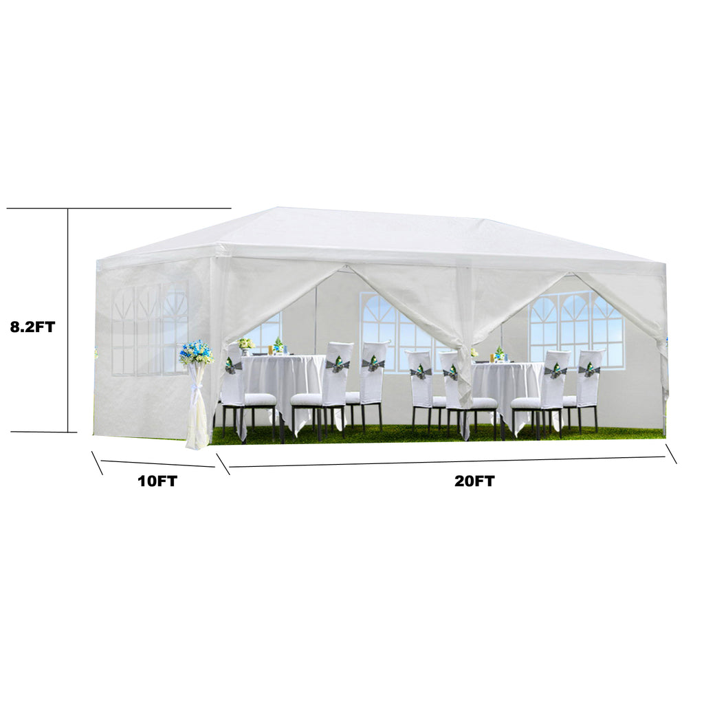 10x20' Outdoor Garden Gazebo Wedding Party Tent Canopy