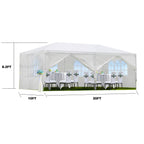 10x20' Outdoor Garden Gazebo Wedding Party Tent Canopy