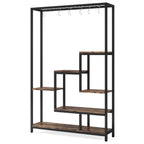 70.86” Tall 5-Tier Rustic Display Shelf