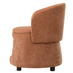 Orange Pet Friendly Chair with Hidden Pet Nook