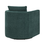 Sutton Peacock Swivel Barrel Chair