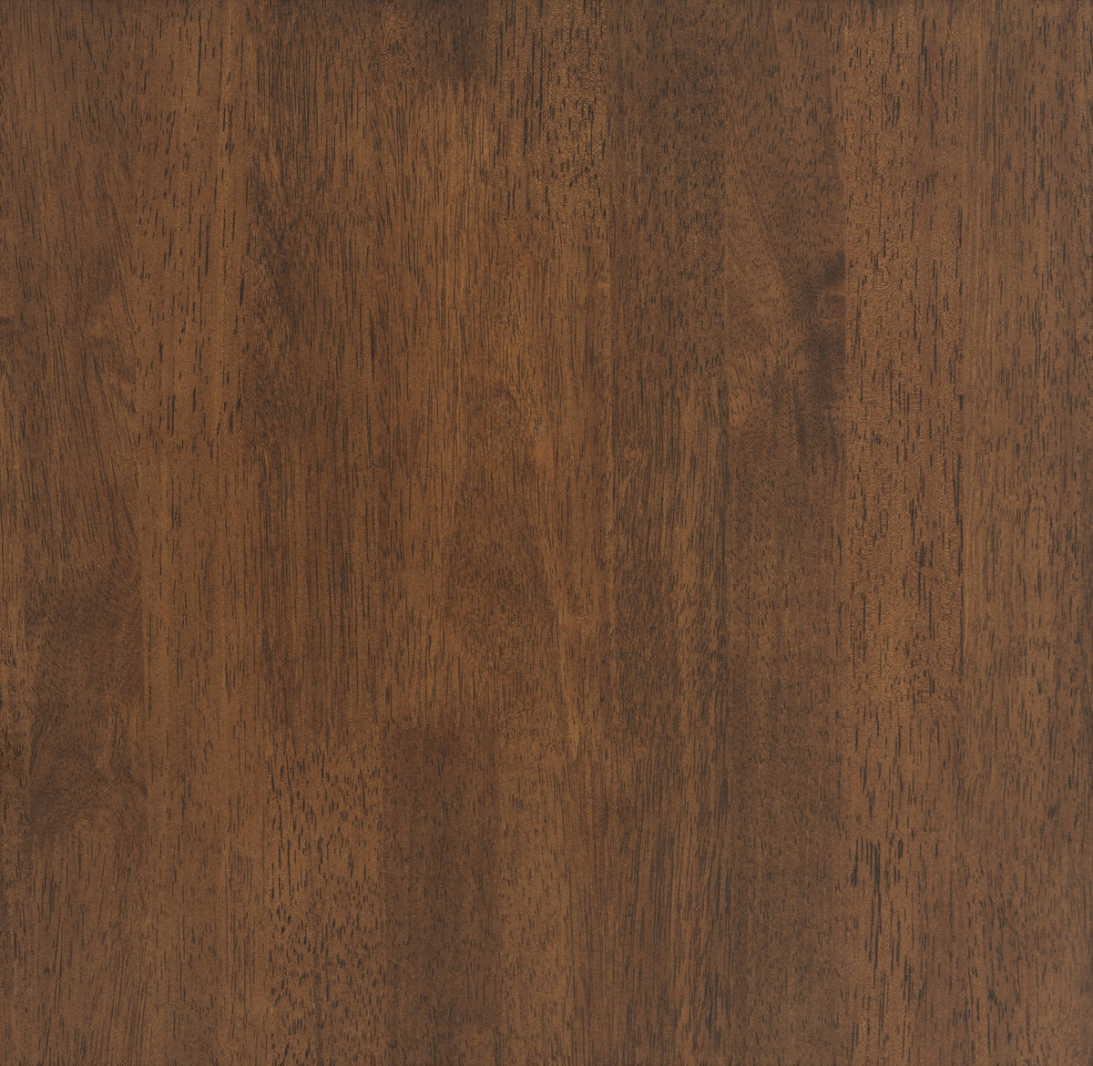 Modern Solid Wood Dining Table Set for 4, Walnut-Brown, Mid-Century