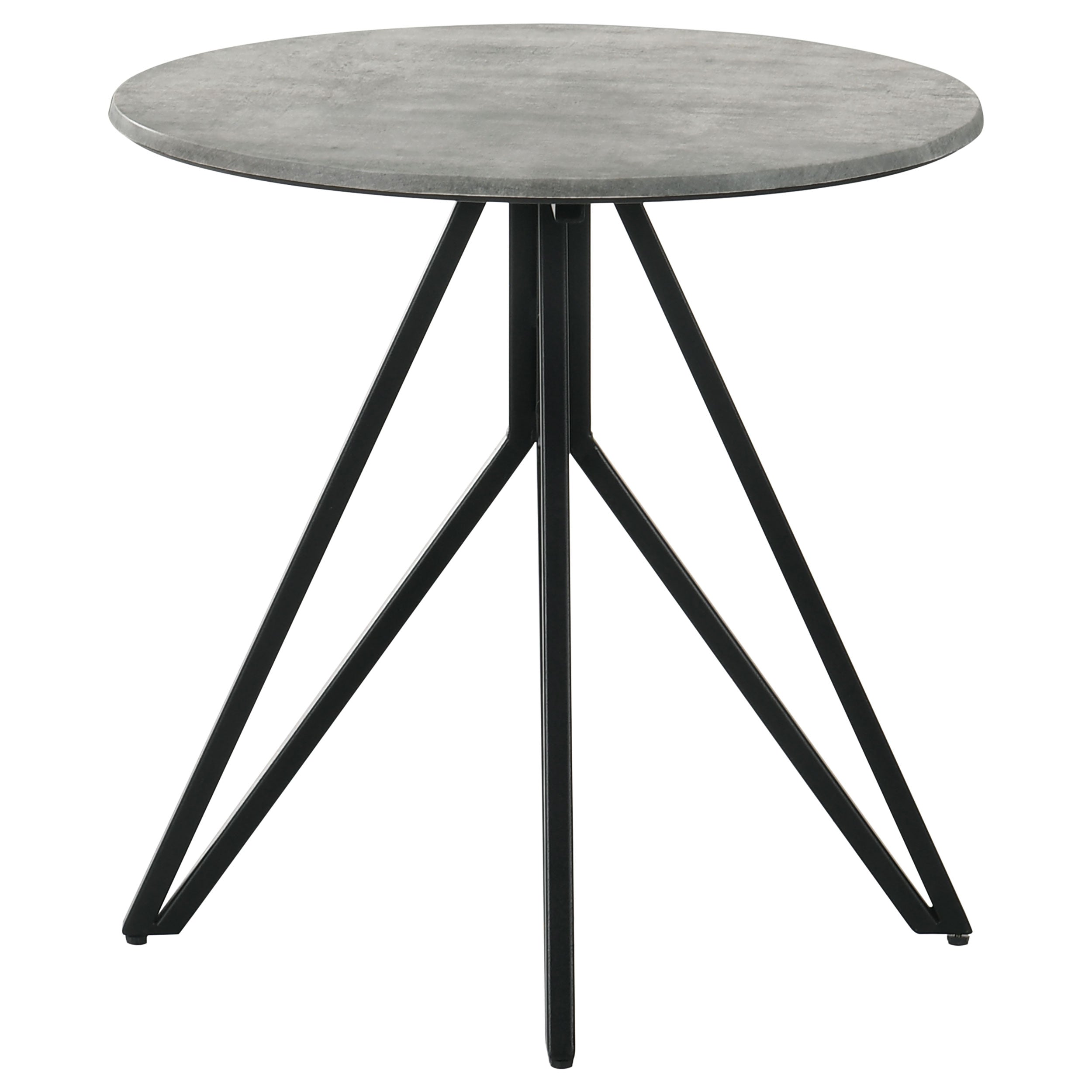 Garfield Cement 3-Piece Round Coffee and End Table Set