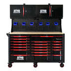 Automobile Repair Heavy-duty Tool Cart with 7+12 Drawers