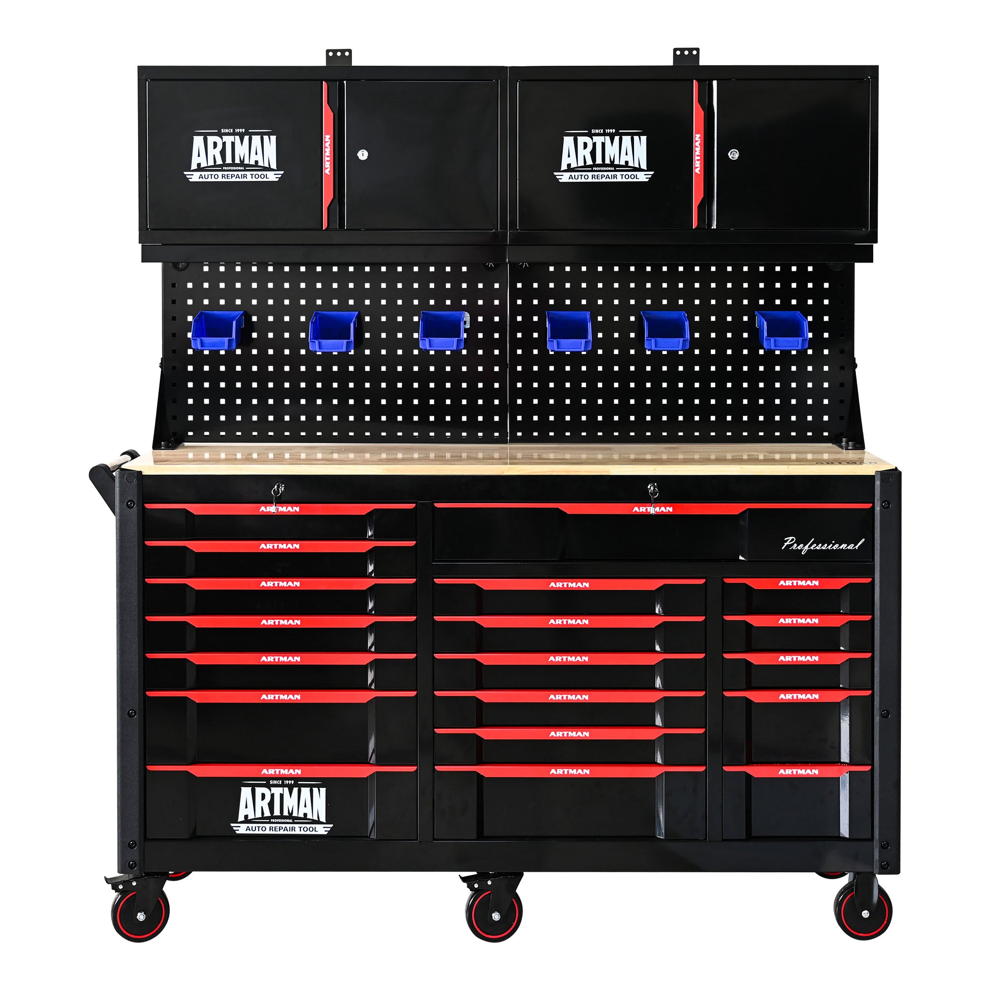 Automobile Repair Heavy-duty Tool Cart with 7+12 Drawers