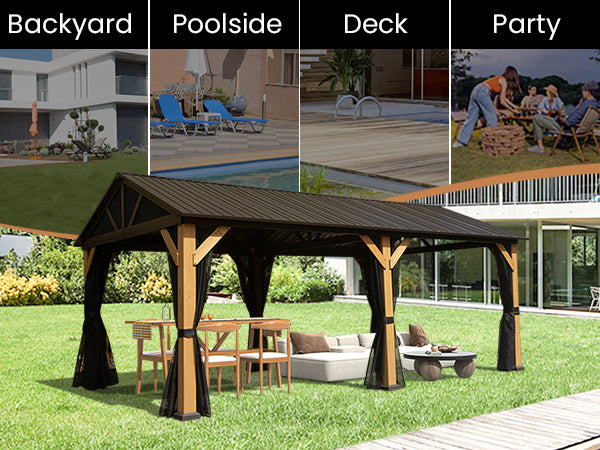 Cedar Wood Gazebo