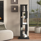 360° Rotating Bookshelf with Acrylic Plate