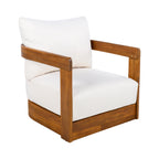 Set of 2 Premium Acacia Wood Outdoor Club Chair