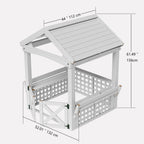 Modern Outdoor Wooden Playhouse for Children