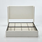 Carmen Upholstered Wingback Bed - California King