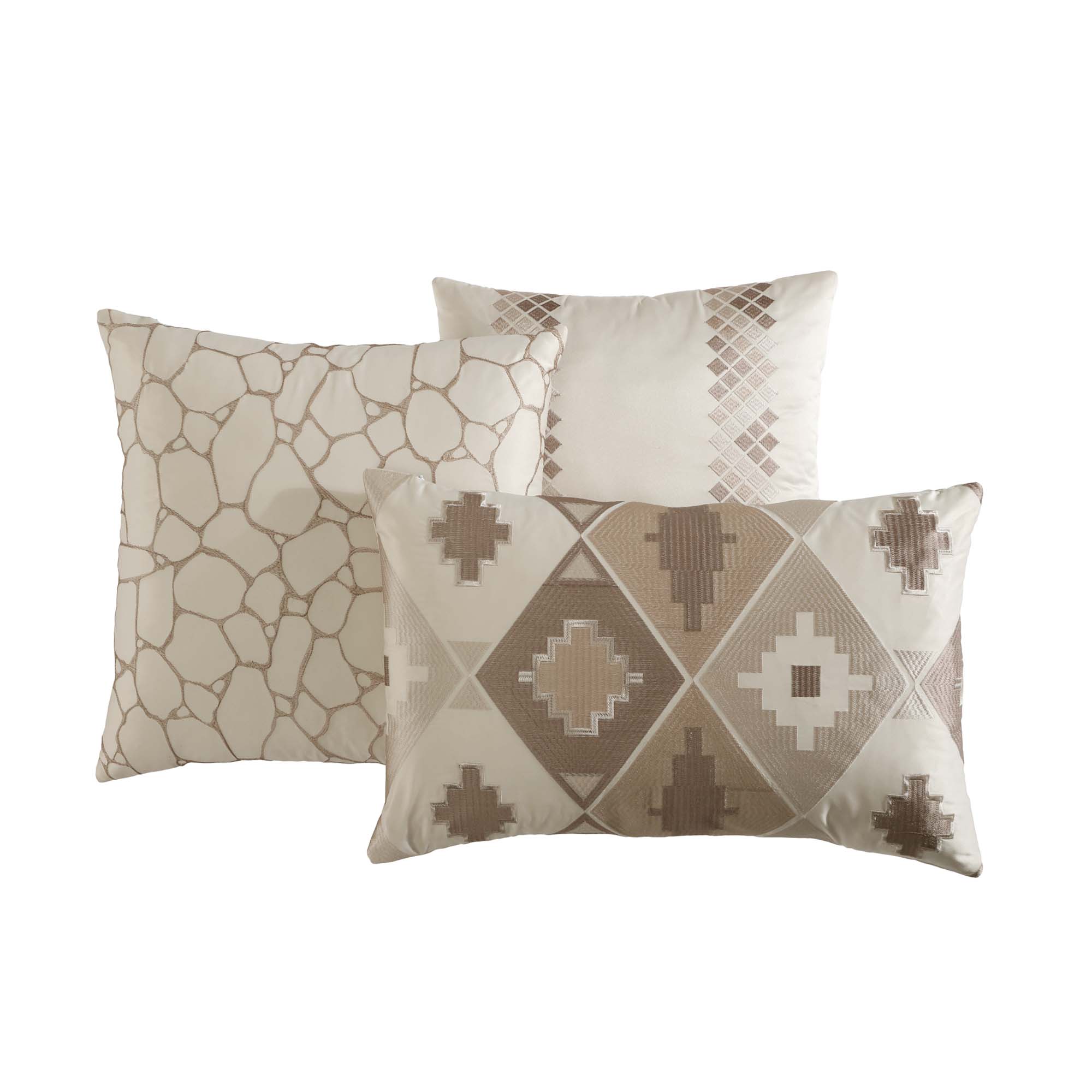 Milan 10 PC W Coverlet Queen Comforter Set