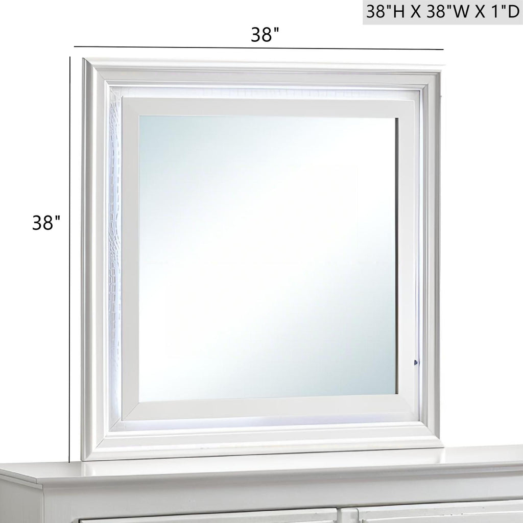 Verona G6735-M Mirror in Pearl