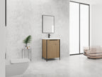 24" Freestanding Bathroom Vanity with Resin Sink