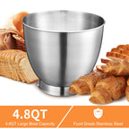 Geek Chef Electric Stand Mixer, 4.8QT 12 Speeds
